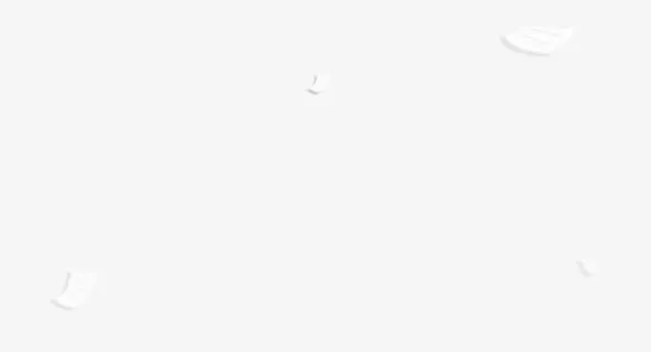 漂浮的白纸免抠