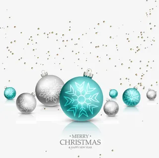 梦幻圣诞球免抠