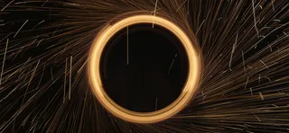 金黄色圆环背景装饰高清