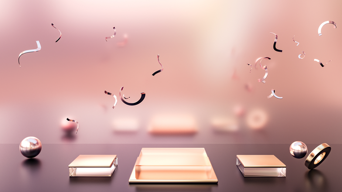 国潮，C4D，简约，场景高清