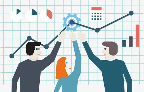 矢量金融统计图免抠