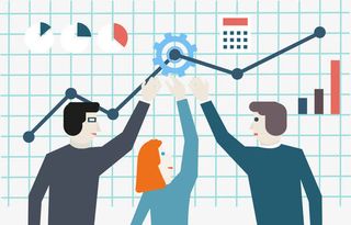 矢量金融统计图免抠