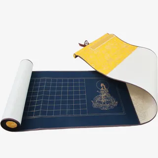 厚纸张书画卷轴免抠