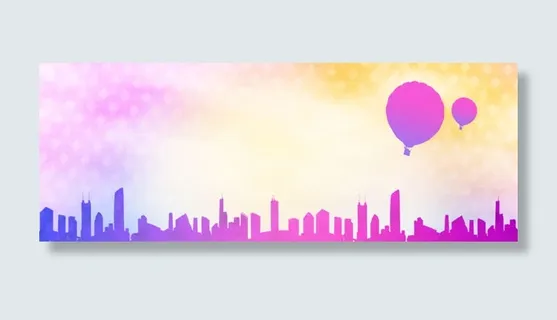 炫丽色彩背景放飞梦想