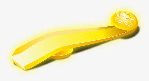 中国风金色如意免抠