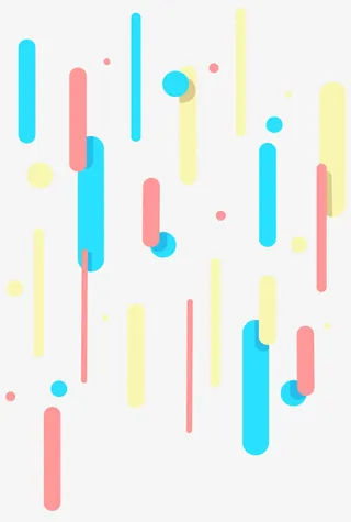 活动海报设计圆形长方形图标免抠