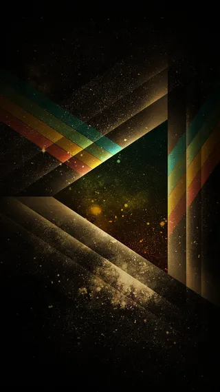 三角形形状时尚h5素材背景高清