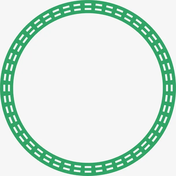 绿色圆圈元素免抠