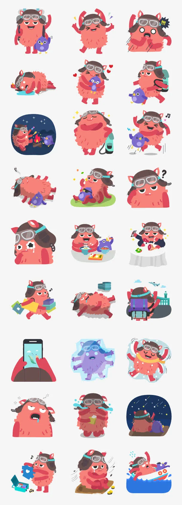 卡通小怪兽合集免抠