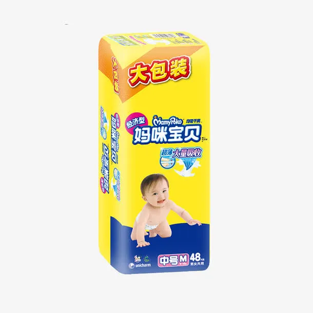 妈咪宝贝纸尿裤M号免抠