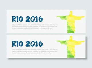 巴西里约奥运会装饰banner