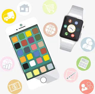 智能手机手表免抠