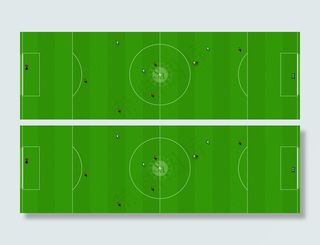 足球场手绘背景高清