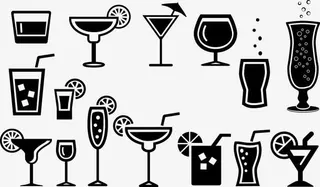 卡通手绘鸡尾酒免抠