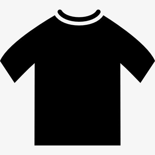 黑人男性的T恤图标免抠