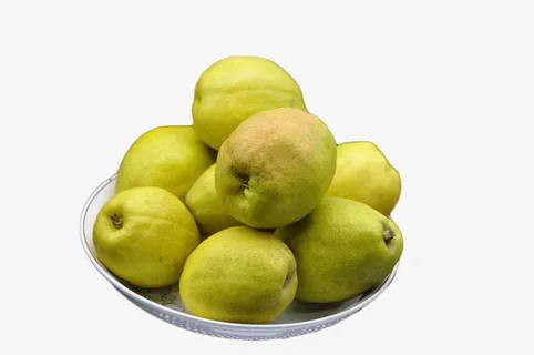 一盘美味小巧青梨免抠