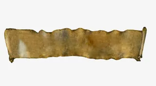 黄色做旧纸张素材免抠