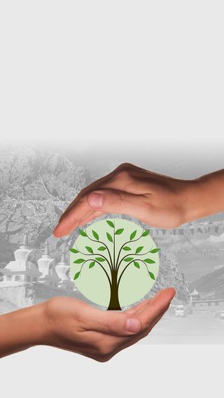 玉树地震7周年祭海报H5背景psd下载高清