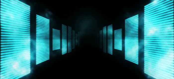 其他蓝色窗户科技背景高清