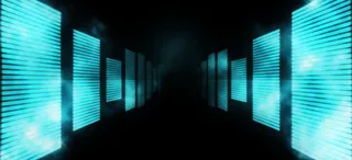 其他蓝色窗户科技背景高清