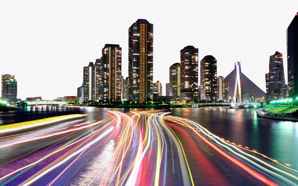 城市夜景免抠