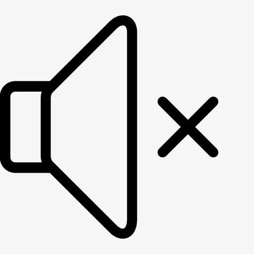 mute icon免抠