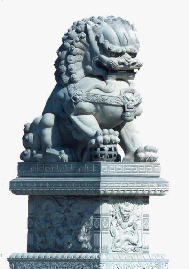 大门石狮免抠