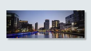 城市酷炫夜晚街景banner