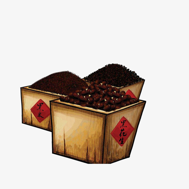 手绘五谷杂粮免抠