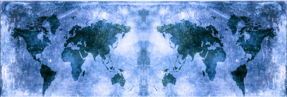 蓝色地图大气背景高清