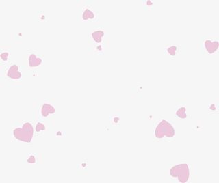 粉色温馨手绘爱心设计免抠