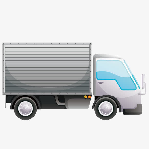 矢量卡车免抠