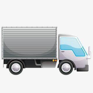 矢量卡车免抠