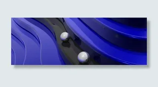 金属弹珠背景banner素材