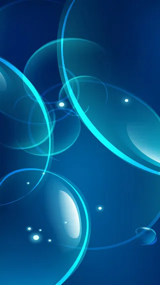 抽象蓝色曲线H5背景高清