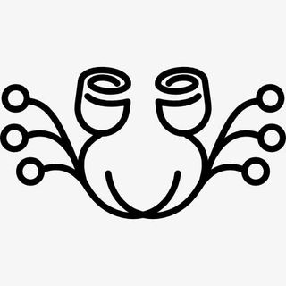 玫瑰花蕾对称花艺设计图标免抠