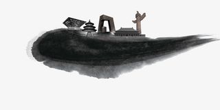 中国风古建筑免抠