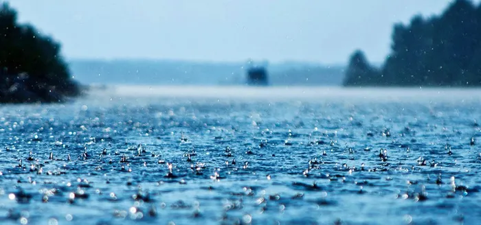 蓝色 下雨背景高清