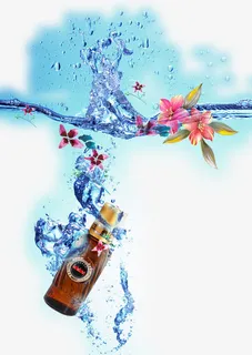 美容化妆品广告元素免抠