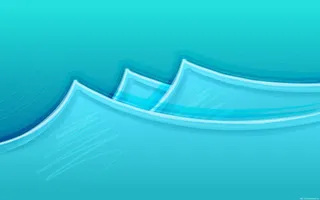 蓝色手绘背景素材