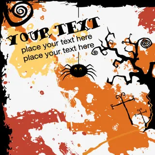 万圣节蜘蛛英文背景