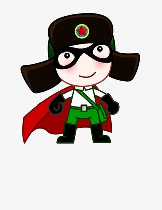 卡通志愿者免抠