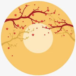 春节元素 新年 传统文化 梅花免抠