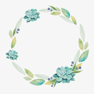 花环装饰框免抠