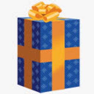 深蓝色礼物礼盒礼品免抠