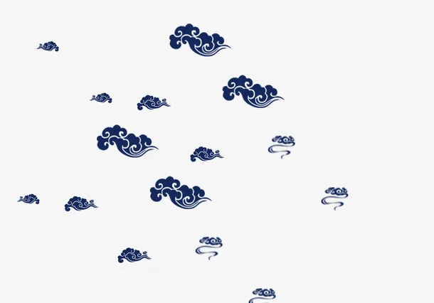 卷文云形图案免抠