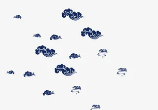 卷文云形图案免抠