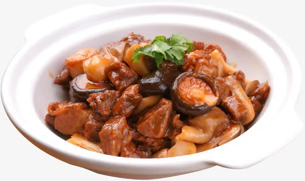 香菇 鸡肉 红油免抠