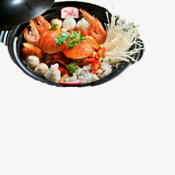 老虎蟹海鲜锅免抠