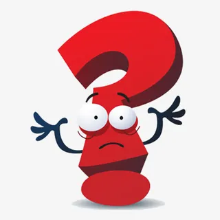 卡通问号图片免抠